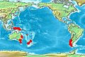 Nothofagus range including New Caledonia