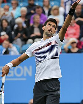 Novak Djokovic Eastbourne 2017 (cropped)