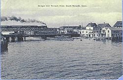 RRBridgeEtcNorwalkRiverNorwalkCT1914