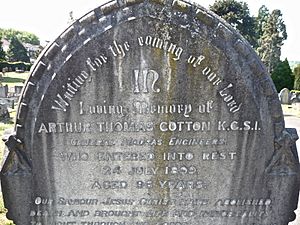 Sir Arthur Cotton Tombstone