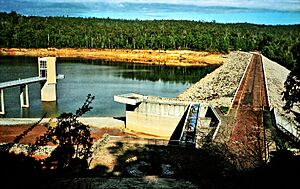 South-West view across Serpentine Dam