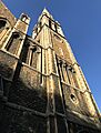 St. Matthew’s Church Bayswater, tower & spire sunlit