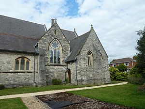 St Mark's, Woolston- southern aspect