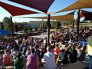 Amphitheatre at Field Station- Dinosaurs in Derby Kansas