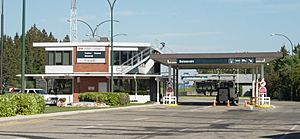 Boissevain MB border station