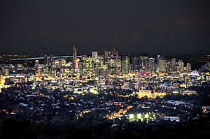 Brisbane CBD at Night