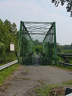 Capon Lake Whipple Truss Bridge Capon Lake WV 2004 01