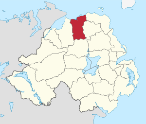 Coleraine in Northern Ireland.svg