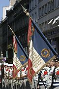 Drapeaux 1RE et 2REI Paris 2003