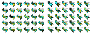 Eigenmodes of GWW Isospectral Domains