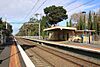 Citybound view from Fawkner platform 1 looking towards platform 2