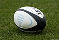 Gilbert rugby ball on grass