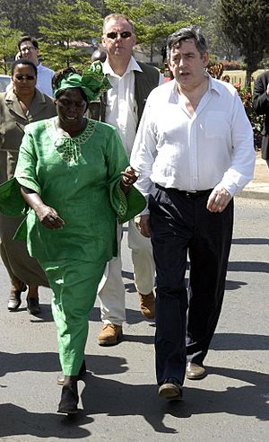 GordonBrownWangariMaathai