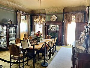 Overholser mansion dining room