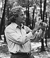 RichardFeynman-PaineMansionWoods1984 copyrightTamikoThiel bw