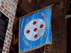 Banner at Church of St. Bridget in Gdańsk 6