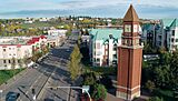 Downtown clocktower St. Albert Alberta