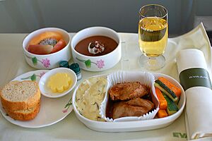 EVA Air Premium Laurel catering