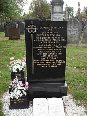 Eddie Colman grave