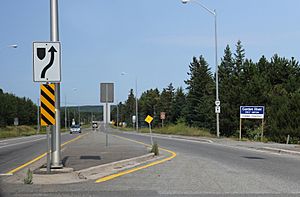 Garden River Sign on 17B