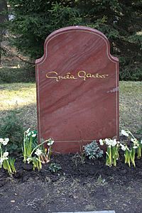 Greta Garbo gravestone