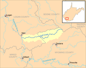 Huff Creek WV map.png