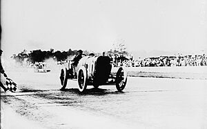 Jules Goux wins Indianapolis