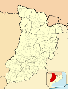 Benós is located in Province of Lleida