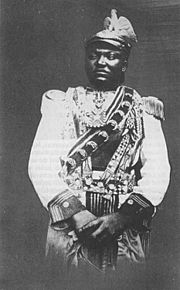 Njoya in dress uniform