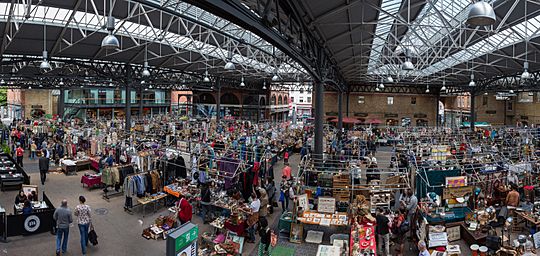 Old Spitalfields Market Panorama, London, UK - Diliff