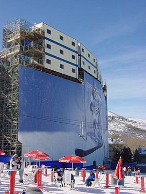 Olympic snowboarding stadium