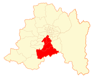 Location in the Santiago Metropolitan Region