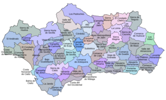 Regions of Andalusia