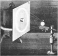 Round bottom flask rainbow demonstration experiment