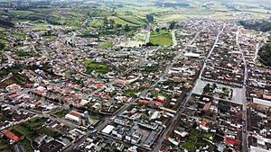 Aerial view of San Gabriel