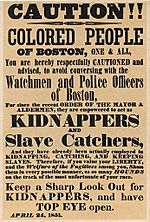 Slave kidnap post 1851 boston