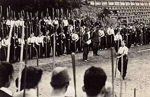 Student militia at Kujukurihama