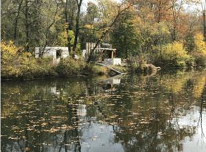 The Canal getting cleaned