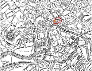 BristolCastle 1882Map