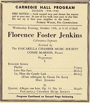 Florence Foster Jenkins program