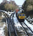 Freight train approaching Water Orton-1727547