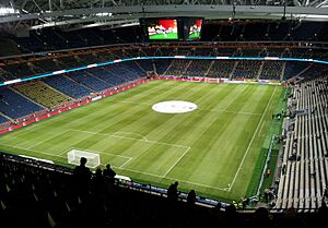 Friends Arena from inside