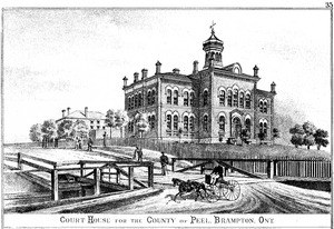 Historical atlas of Peel County image Peel County Courthouse