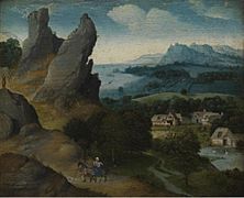 Joachim Patinir - Landscape with the Flight into Egypt