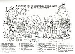 KeyTrumbullsSurrenderOfGeneralBurgoyne