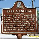 Manchac historical marker