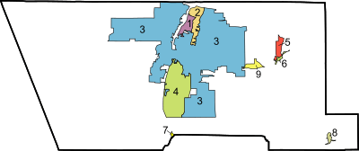 Map of Bernalillo County New Mexico.svg