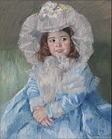 Margot in Blue Cassatt