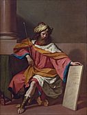 'King David', painting by Giovanni Francesco Barbieri (il Guercino) c. 1768