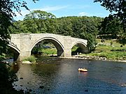 Barden Bridge, River Wharfe - geograph.org.uk - 206513